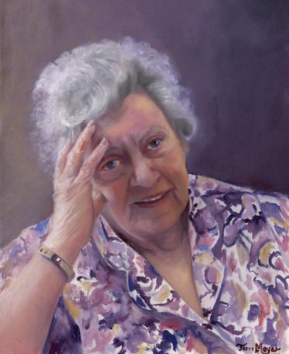 Portrait of a senior woman by Terri Meyer