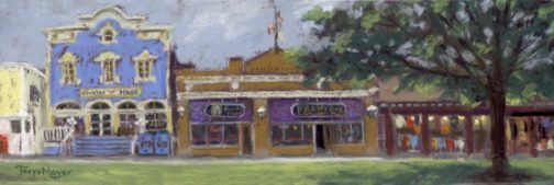 A painting of Frosty's Bar at Put in Bay Ohio by Terri Meyer