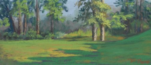 A painting of a rural ohio landscape by Terri Meyer