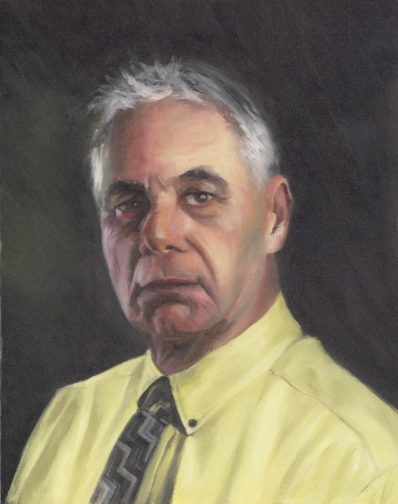 Portrait of a man in a shirt and tie by Terri Meyer