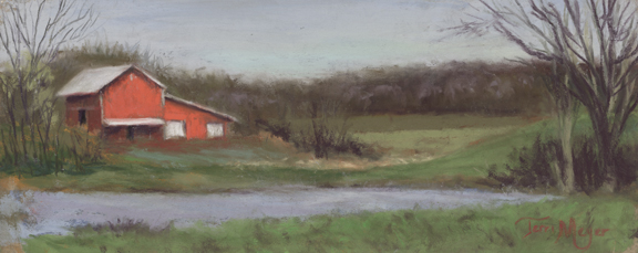 Rural Ohio Landscape with Barn