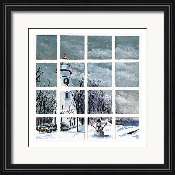 Framed Print of Marblehead in Winter by Terri Meyer
