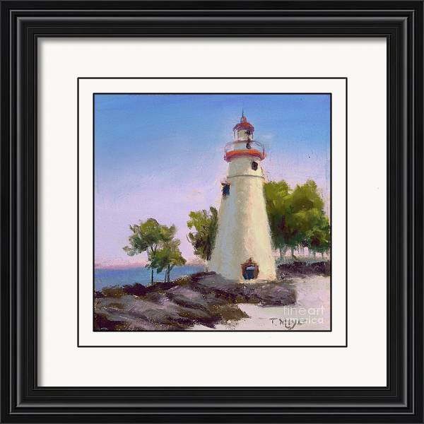 Framed Print of Marblehead Lighthouse I by Terri Meyer