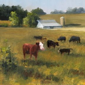 Top Rated Cow Art by Terri Meyer