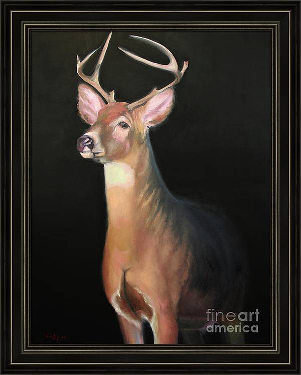 Stag Painting by Terri Meyer